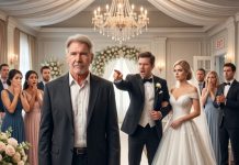 I spent thirty years building a farm worth twenty-eight million dollars, but at his wedding, my son treated me like hired help. “Get out, Dad,” he snapped. “Vanessa says you don’t belong here.” I looked at the woman who planned to steal my land, then walked away without a word. By morning, their investors had arrived at my locked gate. That was when my son called—and I finally told him who owned his future.