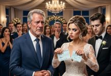 On my son’s wedding day, I handed him the $10,000 check I had spent forty years saving. His bride stared at it, laughed, then ripped it in half. “Forty years, and this is all? You’re selfish and useless.” I looked at my son, waiting for him to defend me. He stayed silent. So I walked out, made three phone calls—and by sunrise, his new wife was screaming my name.