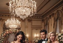“You shouldn’t even be allowed in this ballroom,” Richard mocked, pointing and laughing in my face while the wealthy guests stared. I kept my chin up, refusing to break. Then, the bride’s little daughter slipped through the crowd, wrapped her arms around my waist, and called me ‘Mommy.’ Richard froze, but his new partner looked like she was staring at a ghost. The five-year lie was finally over.