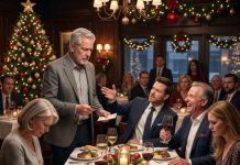 For eighteen months, I secretly kept my son-in-law’s company from collapsing because my daughter begged me to protect his pride. Then, at Christmas dinner, he humiliated me in front of everyone and ordered, “Pay the bill and leave.” I obeyed without raising my voice. Three days later, he sat across from me in my attorney’s office, staring at proof of a $240,000 transfer to his father. Then I asked one question that ended all his arrogance…