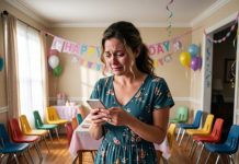 My family skipped my daughter Lily’s seventh birthday, leaving eighty empty chairs. Hours later, my brother brought cops to my door, demanding $1,850 for their private club tab. “Pay up, Clara, or you’ll rot in jail,” he sneered softly. I smiled, tapping my phone. “Officer, check your email. My brother didn’t come to collect a debt—he came to cover up a felony.”