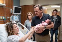 I had just given birth to three daughters when my father walked into my hospital room and said, “You have three babies—give one to your brother.” When I refused, he grabbed my newborn from the bassinet. I reached for her, and he punched me in the head. As my baby screamed, I quietly pressed one button beside my bed. He had no idea who that button was about to summon.