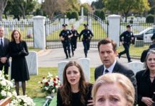 My only son’s funeral was almost over when I noticed his watch was missing. Everyone called his death a tragic accident—but I had secretly installed a GPS tracker inside that watch. I opened the app, and my blood turned cold. The signal was moving beneath the cemetery. “Stop the burial!” I screamed. My daughter-in-law grabbed my arm. “You’re grieving. Let him go.” Then my phone displayed one final message: **LIVE LOCATION—INSIDE THE COFFIN.**