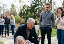 My son-in-law deliberately tripped my wife, watched her head strike the patio, then laughed and said, “She should watch where she’s going.” I called 911 first. My second call lasted only three words: “Activate our plan.” Twenty-four hours later, his company access was gone, his accounts were frozen, and police had the security footage. But the video wasn’t the only evidence we had been quietly collecting.