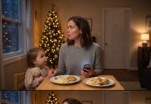 Yesterday, my father told me, “Don’t embarrass your brother. People like Vanessa’s family don’t want a struggling single mother at Christmas dinner.” The next morning, he stood in my living room calling me “sweetheart” because he had discovered the truth: I owned the land beneath the biggest project my brother desperately needed. I looked him straight in the eyes. “Yesterday I was an embarrassment. Don’t call me sweetheart because there’s money in the room now.” And that wasn’t even the worst news.
