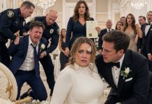 At my wedding, my brother demanded my fashion boutique in front of 100 guests. When I refused, telling him I had built it with years of hard work and sacrifice, he became enraged. He grabbed me by my hair and slammed me to the floor so hard that I lost consciousness. But when I finally opened my eyes, my brother was on his knees, crying because…