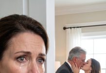 “Dad… what are you doing?” I whispered as I watched my fifty-year-old husband wrap his arms around the young woman I had always believed was his long-lost daughter. My heart shattered—until I overheard him laugh. “Relax, sweetheart. She’ll never suspect you’re my real lover if she thinks you’re my daughter.” In that instant, I realized I hadn’t uncovered an affair… I’d uncovered a lie far darker than I could have imagined. And I wasn’t about to let either of them win.
