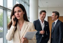 My mother-in-law came to my apartment believing she could frighten me into surrendering my company. “You were never Daniel’s wife,” she sneered. “You were merely a door.” I let her keep talking until she revealed the marriage, the planted employees, and the stolen millions were all part of one plan. When the police knocked, she finally noticed the recording light on my phone. But the worst surprise was the document waiting for Daniel downstairs.
