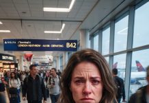 I kissed my husband goodbye at the airport, believing he was leaving for work. Before boarding, he smiled and said, **“Take care of Mom and Dad for me. I’ll be back before you know it.”** Four years later, I discovered he had been living overseas with his mistress while I cared for his parents. So I whispered, **“Enjoy your trip, because you’re coming home to nothing.”** Then I canceled all six of his black cards—and that was only the beginning.
