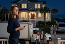 At 9:55 p.m., I watched my sister’s moving truck turn onto the road to my new beach house. Her text said, “We’ll be there at ten. Don’t make this difficult.” Minutes earlier, Mom had ordered me to give Claire my master bedroom because “you don’t have children.” I simply smiled and whispered to my neighbor, “They’re here.” What they didn’t know was that I had already called my attorney.