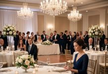 My parents seated me alone at Table Fifteen and warned, “Don’t tell anyone what you do. Tonight is about successful people.” I smiled and stayed quiet—until billionaire investor Nathaniel Cole stood up, pointed toward me, and asked my father, “Do you even know what your daughter really does?” My mother froze, my brother stopped smiling, and within seconds the wedding turned into the worst night of his career.