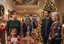 They thought excluding me from Christmas would humiliate me. My husband smirked, my mother-in-law laughed, and my six-year-old daughter fought back tears beside me. “You two just make everything harder,” Ryan said. I nodded once. “Then you won’t mind answering this—who paid off your mother’s mortgage, and whose company money bought her lake cabin?” His face turned white. His mother dropped her glass. And I still had one folder left unopened.