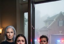“He’s taking you to that remote cliffside cabin to bury you, child,” my sharp-eyed grandmother whispered right at our front door. My husband stood by the idling SUV, urging me to hurry. Following Grandma’s quiet instruction, I secretly checked his locked glovebox. Inside was a freshly signed five-million-dollar life insurance policy on me—effective yesterday. My hands shook as he turned around.