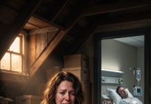 “‘I know about the affair,’ my husband said quietly. I waited for the screaming, the divorce papers, the slammed door—but none of it came. Instead, he smiled sadly and whispered, ‘One day, you’ll understand why I’m staying.’ Eighteen years passed in silence until I opened a locked box hidden in our attic. What I found inside shattered everything I thought I knew about my marriage… and about the man I had betrayed.”