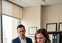 “Excuse me, ma’am,” the notary interrupted, staring at me with disbelief. “According to our records… your divorce was finalized two months ago.” My husband squeezed my hand and forced a nervous smile, but mine disappeared instantly. I had just inherited $35 million, and the man standing beside me was suddenly a complete stranger. Five seconds later, I made one decision that turned his perfect plan into his worst nightmare.