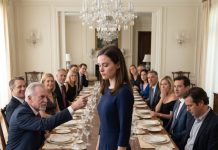 MY BOYFRIEND’S FATHER CALLED ME “STREET GARBAGE” IN FRONT OF TWENTY GUESTS—BUT HE HAD NO IDEA HE WAS INSULTING THE WOMAN SECRETLY KEEPING HIS EMPIRE ALIVE. As everyone watched me swallow the humiliation, I simply stood and smiled. “Enjoy the meal, Silas,” I whispered. “I just terminated your company’s only lifeline.” The silence that followed wasn’t the end of the dinner—it was the beginning of his collapse. Would anyone believe what happened next?