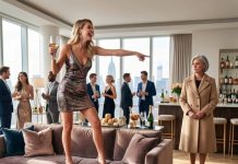 “You’re too much trouble, Eleanor. Stay home,” Chloe sneered, slamming the phone down. She thought I was just a penniless, clueless old woman ruining her elite party. Minutes later, her landlord called, frantic about damages. I smiled coldly into the receiver. “Arthur, tell my daughter-in-law that the real owner of that luxury penthouse is coming downstairs.” Who is the real trouble now?