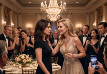 At 11:59 p.m., Vanessa grabbed the microphone. For one second, I thought she would confess. Instead, she shouted, “Claire fabricated everything because she wants my inheritance!” Then midnight passed. Vanessa laughed. “See? Nothing happened.” I said nothing. One minute later, every phone at the table buzzed. Her voting rights were frozen. Her twelve-million-dollar deal collapsed. Then the detective stepped toward her. That was when Vanessa finally understood why I had been so calm.