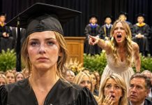 At my college graduation, my sister jumped to her feet and screamed, “She cheated her way through school!” in front of the whole auditorium, but instead of stopping, I kept walking toward the stage with one sealed envelope hidden beneath my gown and a truth she never believed I had finally learned how to carry in public.