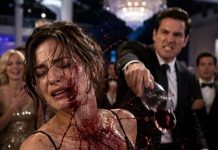 AT MY HUSBAND’S BILLION-DOLLAR PRODUCT GALA, HIS MISTRESS CALLED ME AN UNEDUCATED HOUSEWIFE. WHEN I TOLD HER TO STEP AWAY, MY HUSBAND THREW WINE IN MY FACE IN FRONT OF 300 EXECUTIVES. THE ROOM ERUPTED IN LAUGHTER. I WIPED MY EYES, SENT ONE MESSAGE, AND WHISPERED, “DAD… IT’S TIME.” TEN MINUTES LATER, THE GALA DOORS OPENED— AND EVERY EXECUTIVE STOOD UP.
