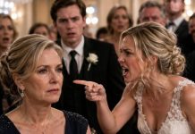 AT THE RECEPTION, MY NEW DAUGHTER-IN-LAW LOOKED AT ME AND SAID: “THE BEST WEDDING GIFT WOULD BE YOU LEAVING THIS FAMILY FOR GOOD.” THE GUESTS GASPED. I SET DOWN MY CHAMPAGNE AND MADE ONE PHONE CALL. 15 MINUTES LATER…