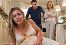 Eight months pregnant, I was screaming on the kitchen floor after my husband shoved me into a pot of boiling soup because I refused to surrender the house my father left me. His mother watched my skin burn and said, “Maybe now she’ll stop being selfish,” but neither of them knew my father had hidden a second camera where they would never think to look.