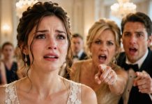 ON MY WEDDING DAY, I FOUND THE MAIN TABLE REPLACED—9 SEATS TAKEN BY MY HUSBAND’S FAMILY WHILE MY PARENTS WERE LEFT STANDING. HIS MOM SNEERED: “THEY LOOK POOR,” HE AGREED… SO I MADE AN ANNOUNCEMENT THAT… RUINED HIM INSTANTLY!