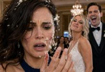 AT MY SISTER’S WEDDING, SHE GRABBED THE CAKE AND SMASHED IT INTO MY FACE. “RELAX-IT’S JUST A JOKE.” WHEN I WIPED AWAY THE FROSTING, MY HAND CAME BACK RED. I LEFT THE WEDDING IN A DAZE AND WENT STRAIGHT TO THE ER. 3 DAYS LATER, 2 POLICE OFFICERS KNOCKED ON HER DOOR TO ASK ABOUT WHAT “DOCTORS HAD REMOVED FROM MY FACE.”