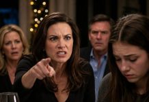 MY SISTER SMIRKED AT THE TABLE, “MAYBE IF YOUR DAUGHTER HAD BETTER PARENTS, SHE WOULDN’T BE SO… WEIRD.” MY DAUGHTER STARED AT HER PLATE. I SET MY FORK DOWN AND SAID, “MAYBE IF YOUR KIDS HAD BETTER GRADES, THEY WOULDN’T BE” SHE DROPPED HER GLASS. MOM WHISPERED, “PLEASE STOP.” BUT I WAS JUST STARTING…