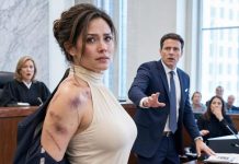 At my divorce hearing, my husband leaned back and smirked, “Couldn’t afford a lawyer anymore?” The courtroom waited for me to crumble. I only smiled. “Your Honor, I’m not just representing myself—I’m also the witness in another case.” Then I stood, slipped off my coat, and revealed the scars he believed would stay buried forever. For the first time, his confidence died before the verdict did.