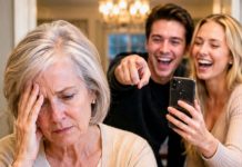 My son was sitting three feet away when his girlfriend turned me into a viral punchline—and he laughed with her. “Mom, stop being dramatic. It’s just content,” Daniel said while millions mocked my face, my age, and my life. I didn’t scream. I didn’t beg. I simply looked at Vanessa and said, “You should have asked what I did before retirement.” Her smile vanished months later when the first legal notice arrived.