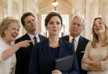 My mother-in-law laughed outside the courtroom and pointed at my plain navy suit. “Still pretending to be a lawyer, Claire?” My husband smirked. “By noon, you’ll have no house, no money, and no dignity.” I said nothing. Then the bailiff opened the courtroom doors, looked straight at me, and announced, “Judge Bennett, they’re ready for you.” The color drained from their faces—but that was only the beginning.