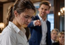 “STILL WORKING AS A WAITRESS?” MY BROTHER SNEERED AT DAD’S BIRTHDAY. “WHAT A DISAPPOINTMENT.” I SMILED AND KEPT QUIET. THEN THE NEWS ANNOUNCED THE CITY’S BIGGEST TECH ACQUISITION. MY FAMILY FROZE WHEN THEY SAW WHO OWNED THE $4 BILLION COMPANY…