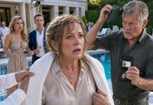 My daughter-in-law shoved me into the pool during her party, knowing I couldn’t swim. Guests laughed while I struggled beneath the water. The gardener pulled me out, and I coughed onto the marble deck. “Get her dry before she embarrasses us,” she said. Then the gardener removed his hat—and introduced himself as the investigator I had hired.