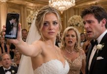 On my wedding day, I showed up with a black eye. My fiancé stood beside me… and when he saw my mother, he smiled. Then he said, ‘It’s so she learns.’ Everyone in the room laughed. And then I did something that shocked them all…