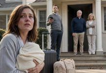 MY IN-LAWS KICKED ME OUT THE DAY AFTER I GAVE BIRTH — “NO ROOM FOR A USELESS WIFE.” I STOOD ON THE SIDEWALK HOLDING MY NEWBORN. THEN A CAR PULLED UP. MY MOM STEPPED OUT WITH A LAWYER AND THE DEED TO THEIR HOUSE. WHAT HAPPENED NEXT HIT LIKE A STORM
