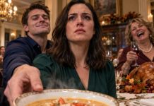 At Thanksgiving dinner, my brother smirked, “Let’s see if she’s really allergic,” and handed me crab soup. My aunt laughed, “It’s just a joke.” The table laughed like it was harmless. I didn’t touch it. Seconds later, the laughter vanished—everyone started screaming.