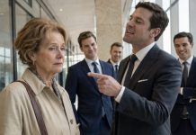 I walked into my son-in-law’s investment firm wearing an old raincoat, and he laughed in front of everyone. “Don’t worry,” Daniel told his colleagues. “She isn’t a client.” I said nothing—until his boss stepped out of the elevator, stared at me, and turned pale. “Mrs. Hale… why didn’t anyone tell me you were here?” That was the moment Daniel realized he had humiliated the wrong woman.