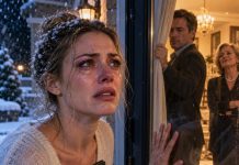 “Get out!” My mother-in-law shoved me into the freezing night while my husband stood behind the glass. I begged him to open the door, but he slowly pulled the curtains shut. Then someone called my phone… The first thing I remember clearly was the sound of the deadbolt sliding into place behind me.