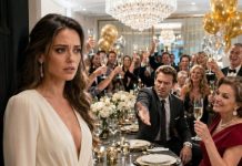 I reserved a table for two on our anniversary, but behind the private-room door, sixty guests were raising champagne to my mother-in-law while a $31,840 bill waited under my name. “Don’t be stingy—pay with your savings,” my husband laughed. I didn’t argue. I drove home for the condo deed, but when I opened the blue folder, I found the document that could destroy them both…