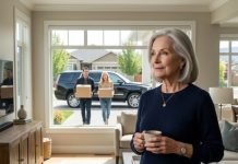 My son left me stranded in Kelowna without money or identification, convinced I was too old to fight back. “By the time you get home, Mom, the house will be mine,” he laughed. Three days later, his car rolled into my driveway. He forced the door, stepped inside—and froze when he saw me holding a cup of coffee. I smiled and said, “Oh, you’re home! I have a surprise for you.”