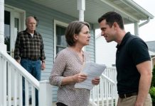 I watched my son-in-law shove my wife off our porch—and then he laughed. “Prove I touched her,” he said while she cried in pain. I called 911. Then I made a second call and said only three words: “Execute the procedure.” He thought I was an old man with nothing left to lose. He was wrong. Before sunrise, the life he had built began collapsing around him.