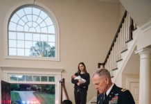 I had just placed my newborn twins into their nursery cribs when my husband’s phone lit up on the nightstand: “You promised you’d divorce Claire. I’m pregnant now.” I took a screenshot and sent it straight to his father, a four-star Marine general. Twenty minutes later, the front door swung open. General Vance marched in wearing full dress blues, accompanied by two military police officers. “Son, on your feet. Your dishonorable discharge begins now.”