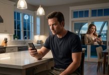 At 2:47 a.m., my wife texted, “I’m stuck in Dubai. My flight was delayed.” I replied, “Stay there. I’ve already signed the papers.” She went completely silent. Three days later, at midnight, she appeared at my door with her brother and a stranger carrying a briefcase. “Open the door,” she demanded. I checked the camera, smiled, and whispered, “You really should have stayed in Dubai.”