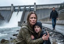My husband shoved my daughter and me off a high dam, watched us disappear into the raging water, then calmly walked away. Somehow, we survived. As I dragged my daughter onto the muddy riverbank, she unzipped her soaked coat and whispered, “Mom… I saved Dad’s hidden phone.” The screen lit up with one unread message: DONE? Then I opened the recording he never expected us to hear…