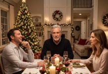 “Do you know what it feels like to become a useless old man?” my son-in-law sneered across Christmas dinner. Everyone laughed—until I calmly replied, “Wonderful. Now tell me what it feels like to be homeless when I take my house back.” His smile vanished. My daughter froze. “What house?” she whispered. I reached into my coat and placed the deed on the table. Suddenly, nobody was laughing.
