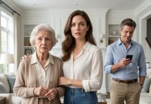 My 81-year-old mother-in-law asked my husband to take her to the bank. He laughed and said, “Figure it out yourself. You’re not helpless.” So I drove her there instead. Forty-five minutes later, she pressed a cold brass key into my hand and whispered, “My son has been stealing from me.” I stared at her in shock. Then she added, “He has no idea what he’s about to lose.”