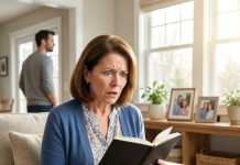 My son hugged me at the airport and whispered, “Don’t worry, Mom. I’ll see you next week.” An hour later, a black notebook slid from beneath my passenger seat. I opened it—and nearly stopped breathing. “Step One: Convince Mom to sell the house.” I turned the page. My name appeared beside a plan to take everything I owned. Then I saw one sentence that changed everything: “She still trusts Daniel.”