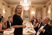 The CEO leaned toward me and whispered, “Your daughter married up. Don’t forget that.” I smiled and replied, “Actually, you married into my money.” He laughed—until my phone rang. “Mrs. Carter,” my attorney said, “the board has received the documents. The sixty-million-dollar investment is officially frozen.” The CEO’s face turned white. But that was only the beginning. By tomorrow morning, the entire family would discover exactly who they had insulted.