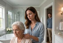For six months, I bathed my mother-in-law, fed her, dressed her, and believed she had lost her mind. Then, at 2 a.m., I heard her laughing on the phone. “She still thinks I’m helpless,” she whispered. I froze outside her door. “Once Daniel gets the house, she’ll have nothing.” I quietly returned to bed. They thought I was their victim. By morning, I had already decided what to do.